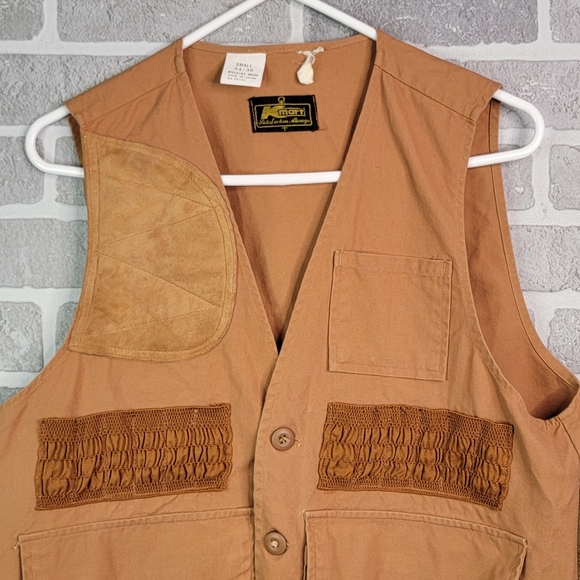 KMART Vintage Outdoor Hunting Vest With Shell Storage Men's Size Small - Picture 3 of 13